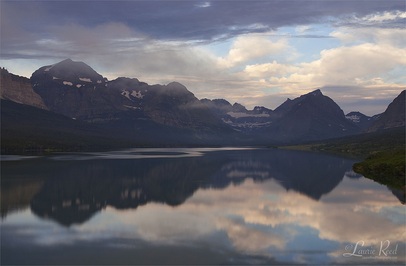 Pastel Many Glacier - © Laurie Reed Photography